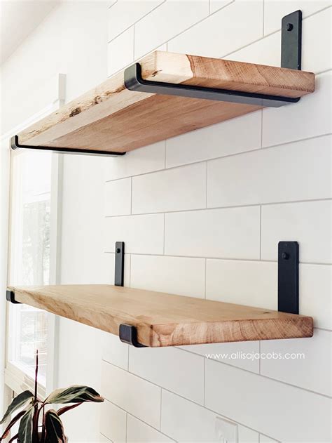 wood shelves metal brackets|brackets to mount wood shelves.